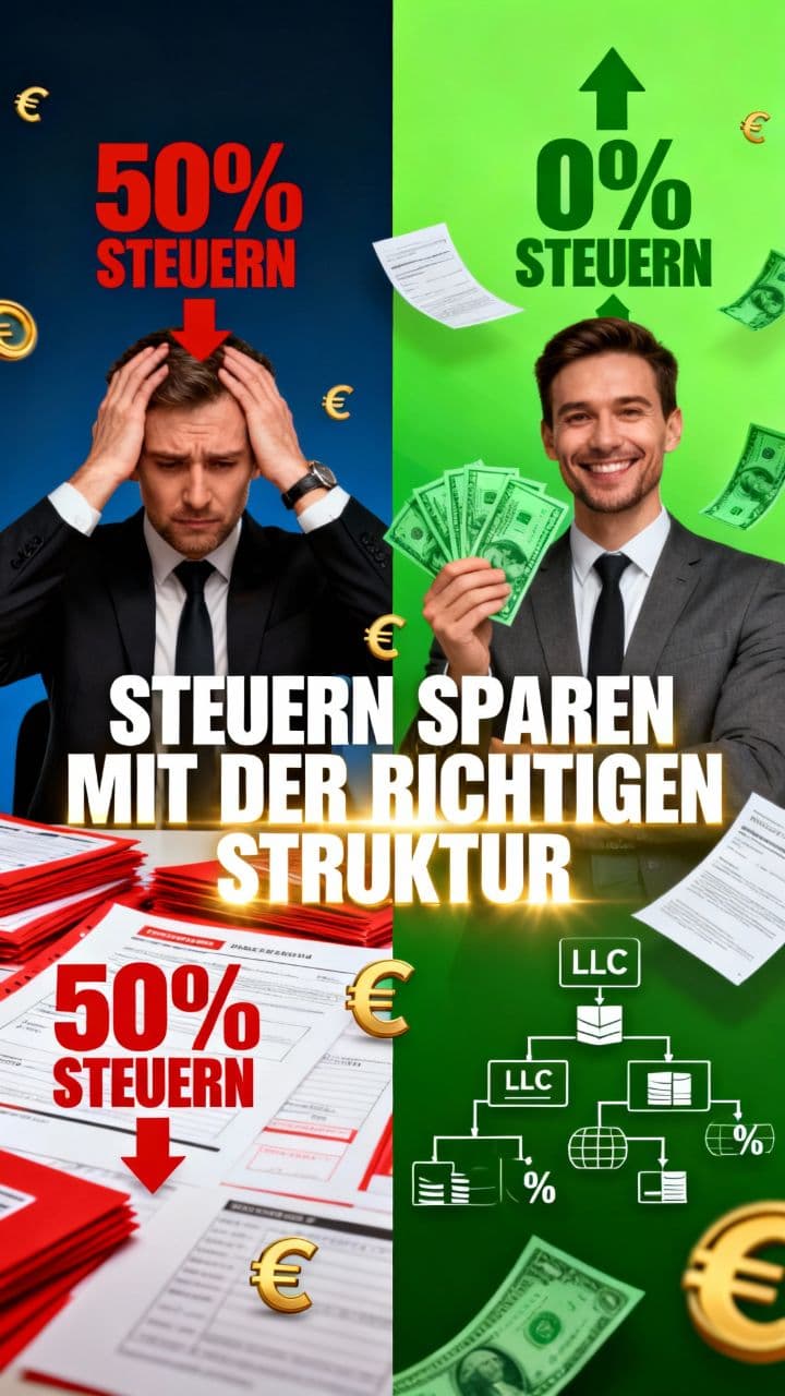 Steuern sparen mit der richtigen Struktur