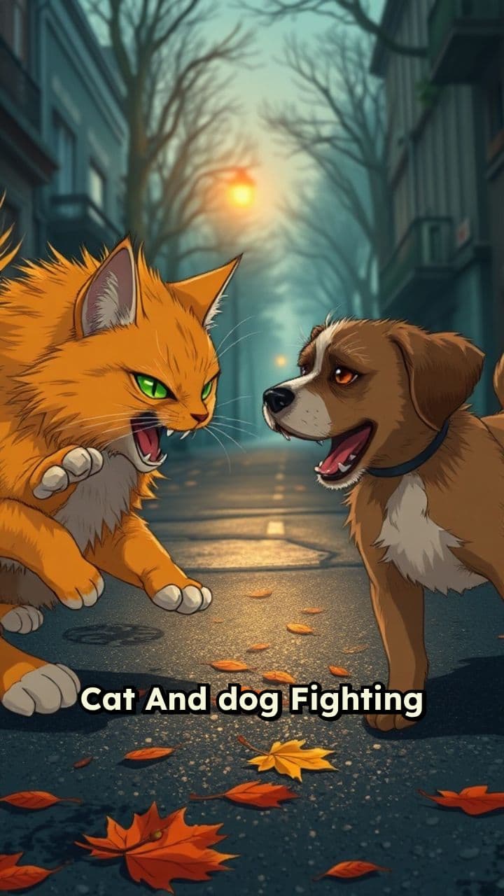 Street Fight: Cat vs. Dog