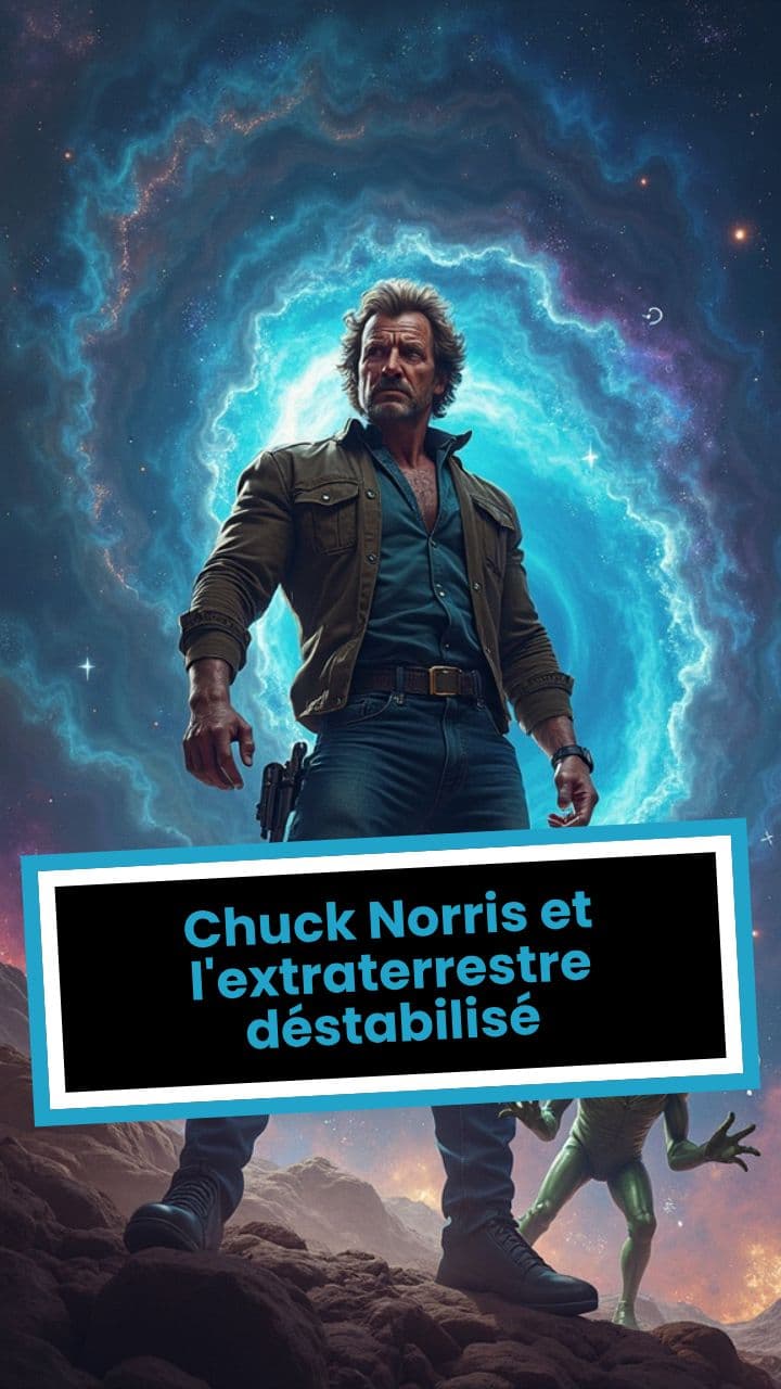 Chuck Norris et l'extraterrestre déstabilisé