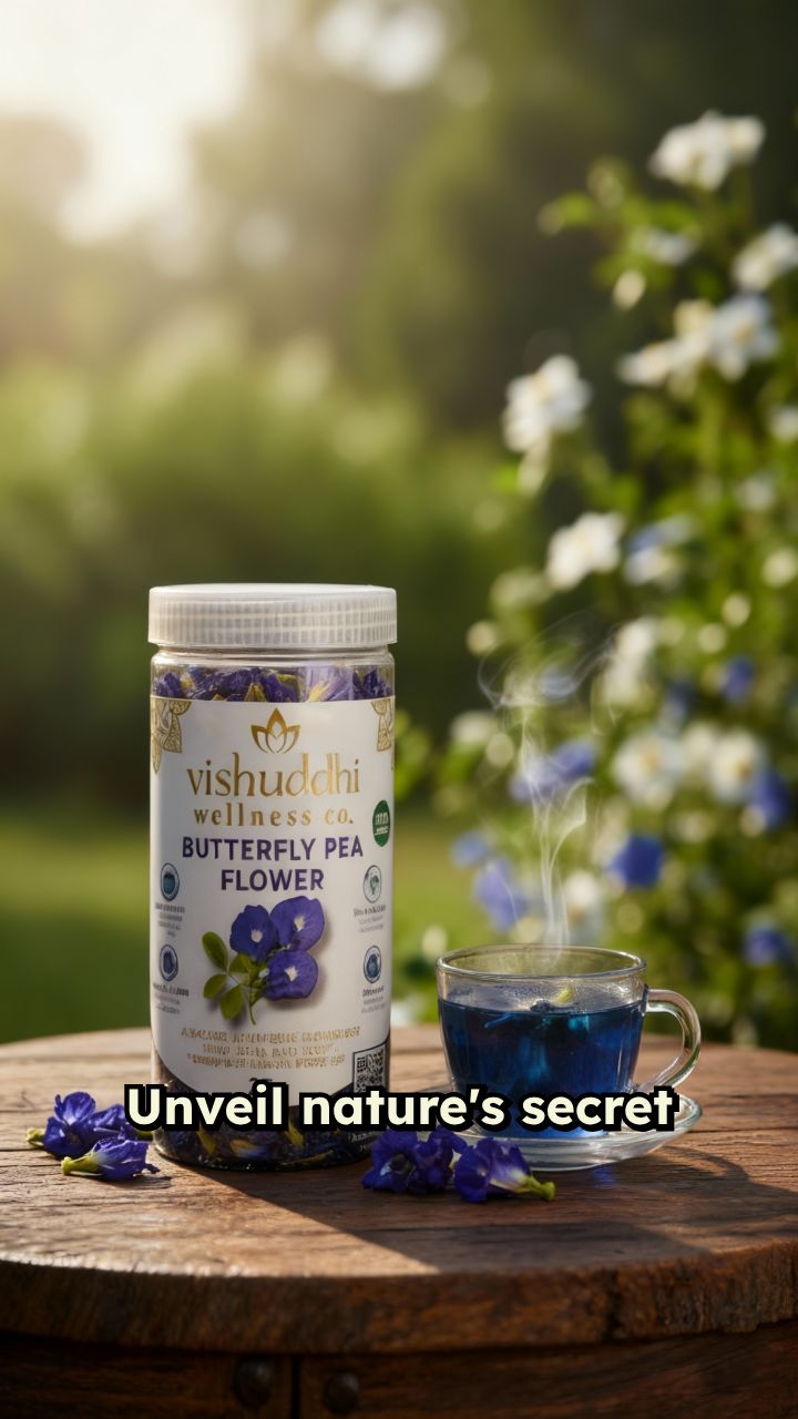 Vishuddhi Wellness Co. Butterfly Pea Flower Ad