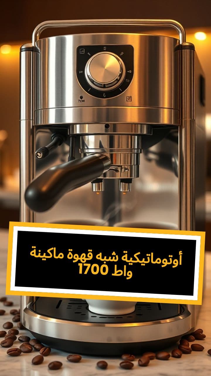 ماكينة قهوة شبه أوتوماتيكية 1700 واط