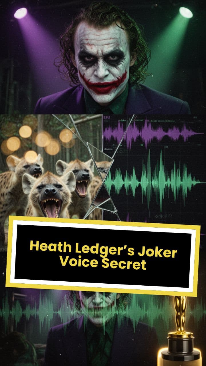 Heath Ledger’s Joker Voice Secret