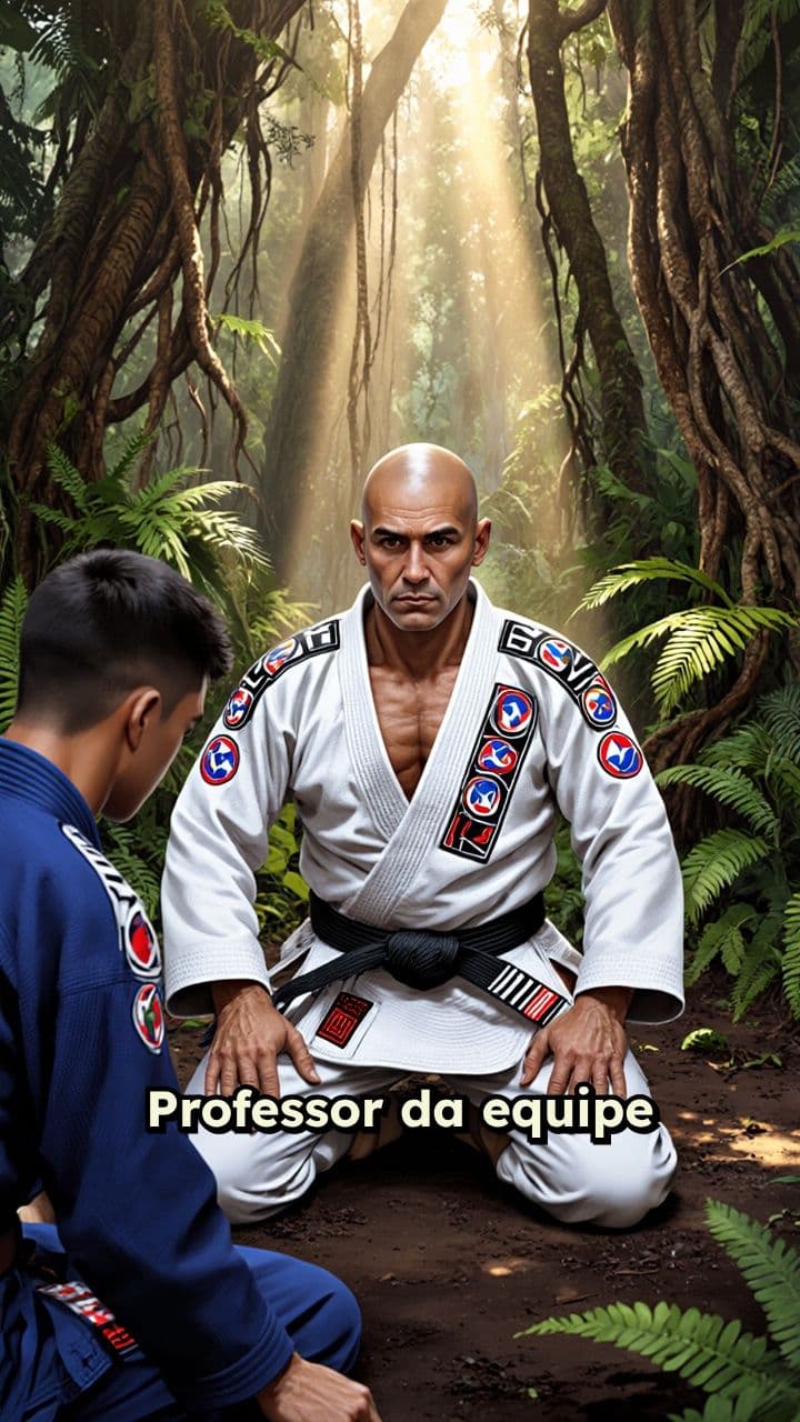 Aula de Jiu-Jitsu na Selva