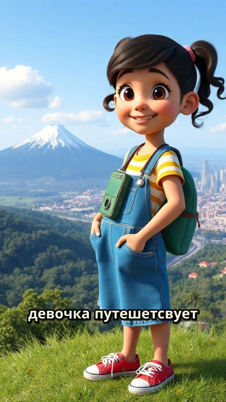 Путешествие девочки по миру