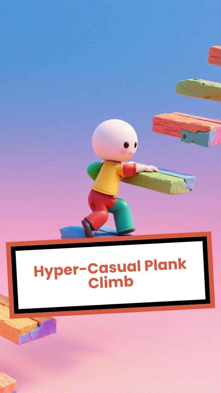 Hyper-Casual Plank Climb
