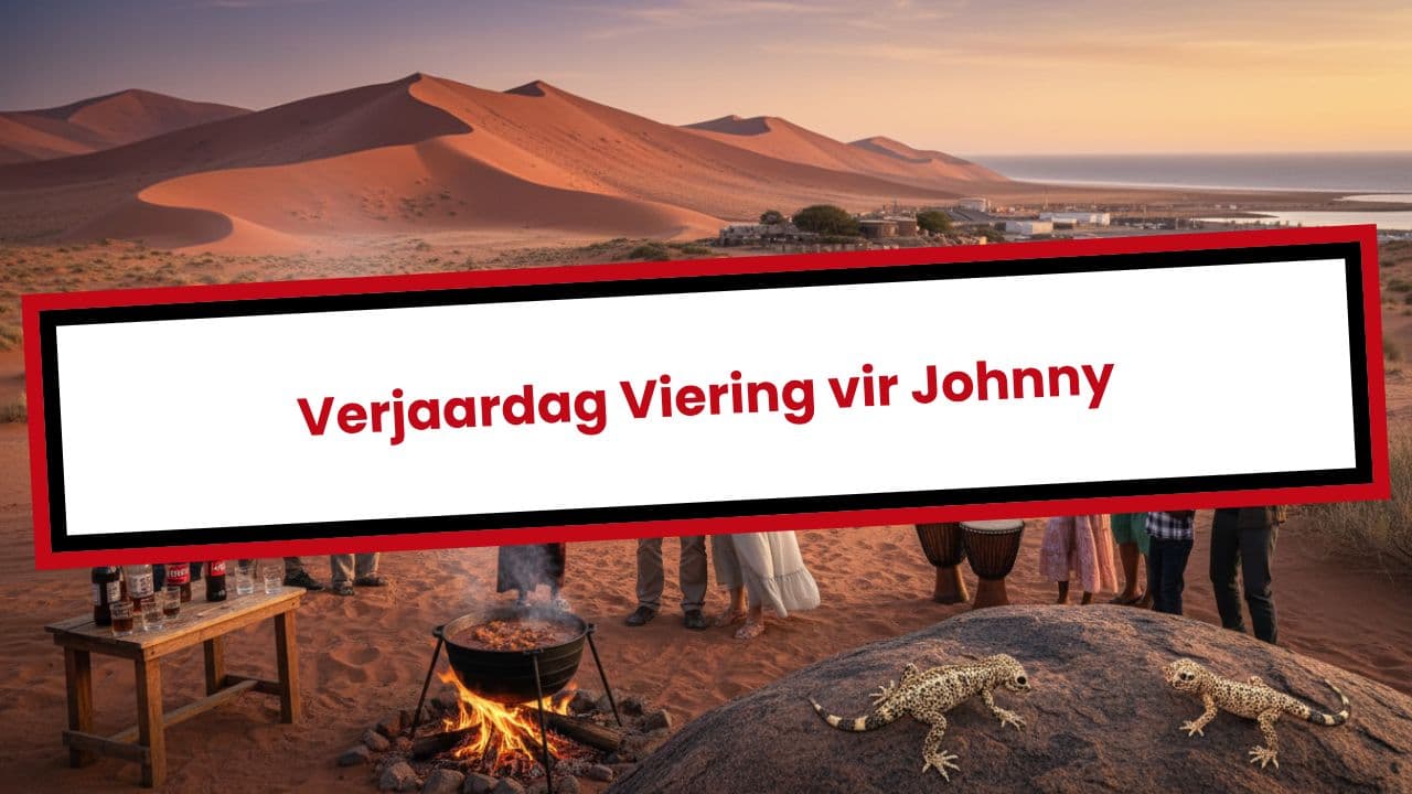 Verjaardag Viering vir Johnny