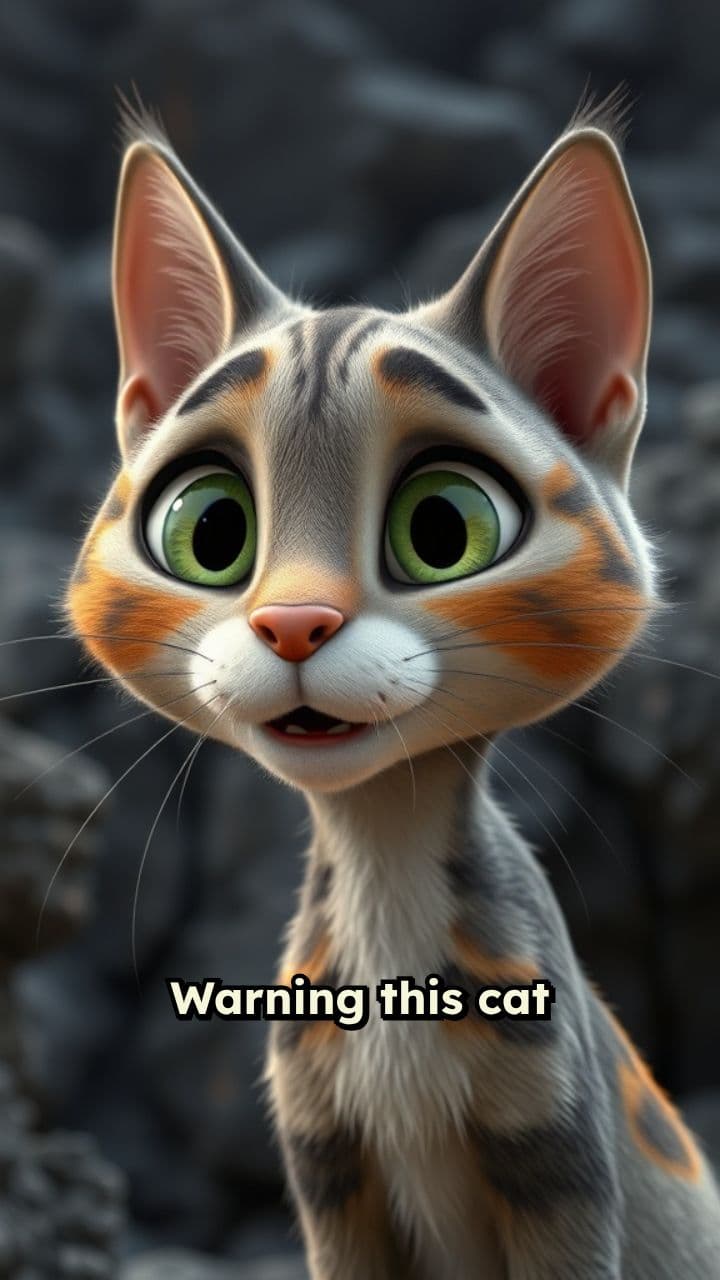 Cat's Unusual Mineral Craving After Eruption