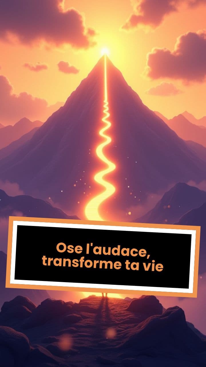 Ose l'audace, transforme ta vie