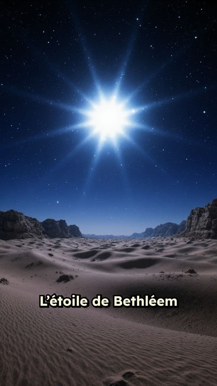 L’étoile de Bethléem était une comète