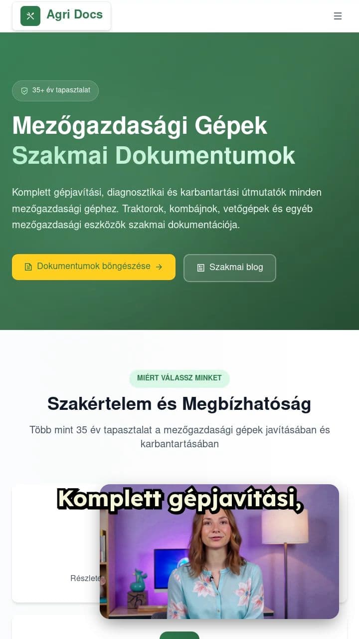 Mezőgazdasági gépek útmutatói