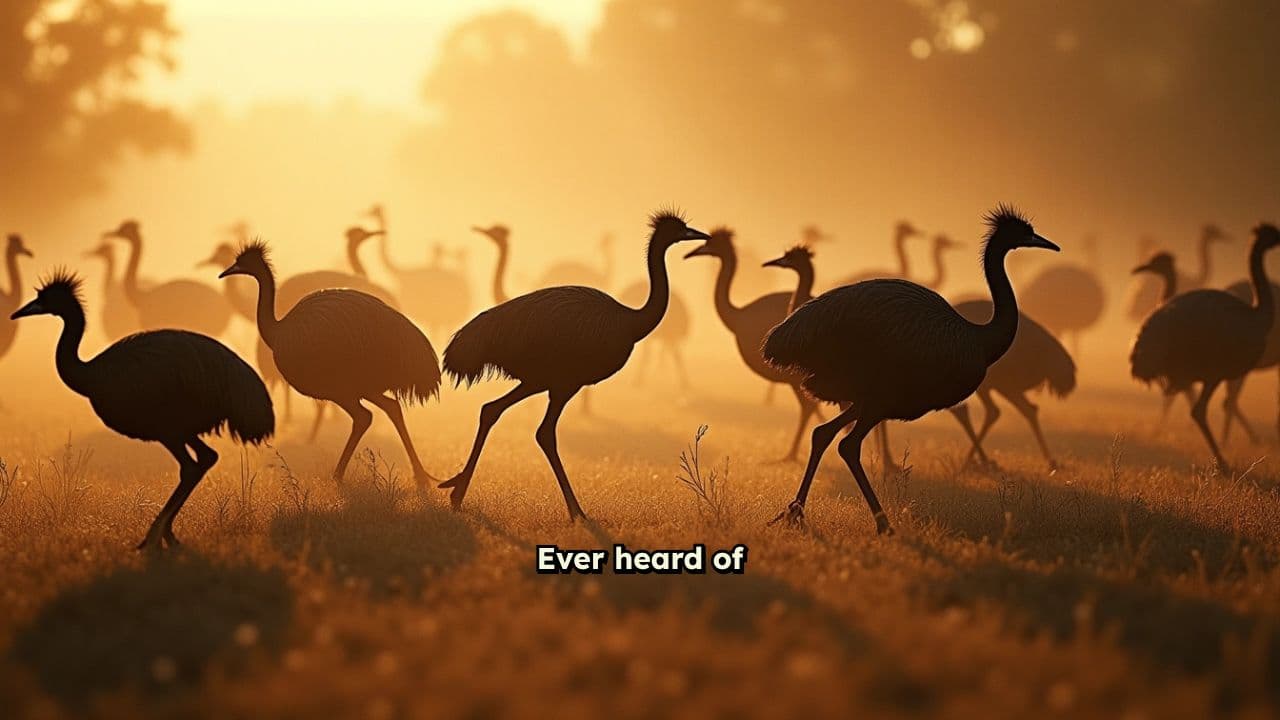 The Great Emu War: A Cool History Lesson