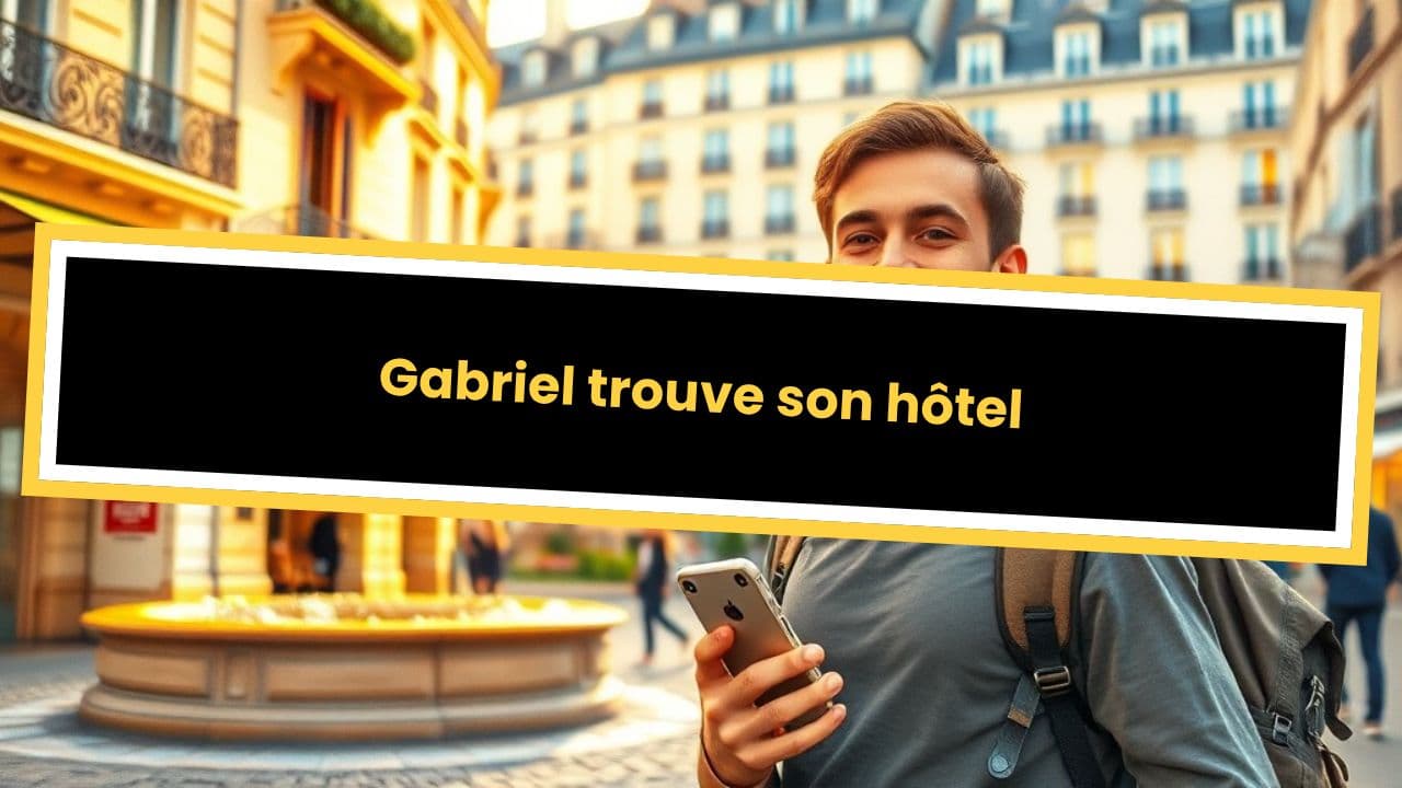 Gabriel trouve son hôtel