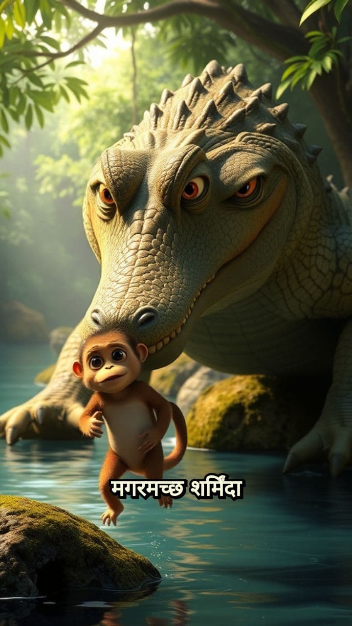 मगरमच्छ की शर्मिंदगी