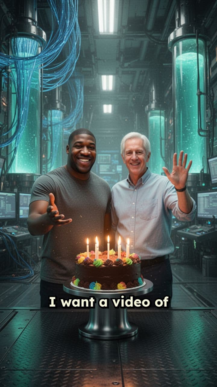 Birthday Greeting in the Fent Reactor