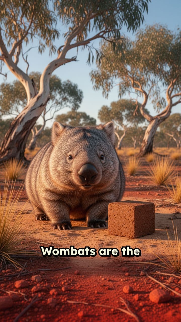 Why Wombats Poop Cubes