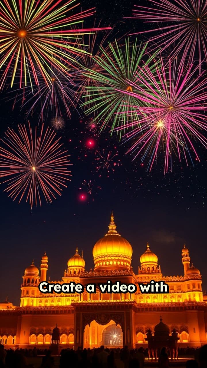 Indian Kingdom Fireworks and Mandalas