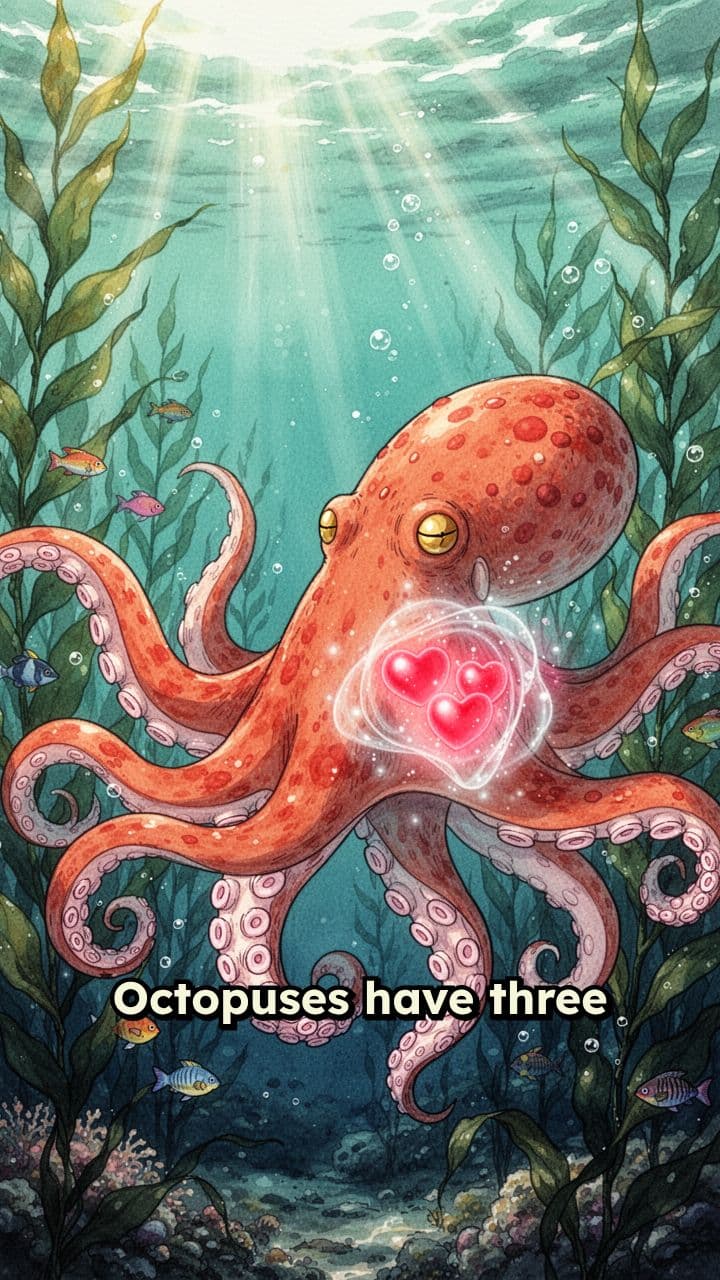 Octopus Hearts and the Cost of Swimming