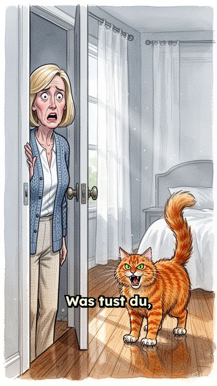 Aggressive Katze sperrt Frau in Kiel ein