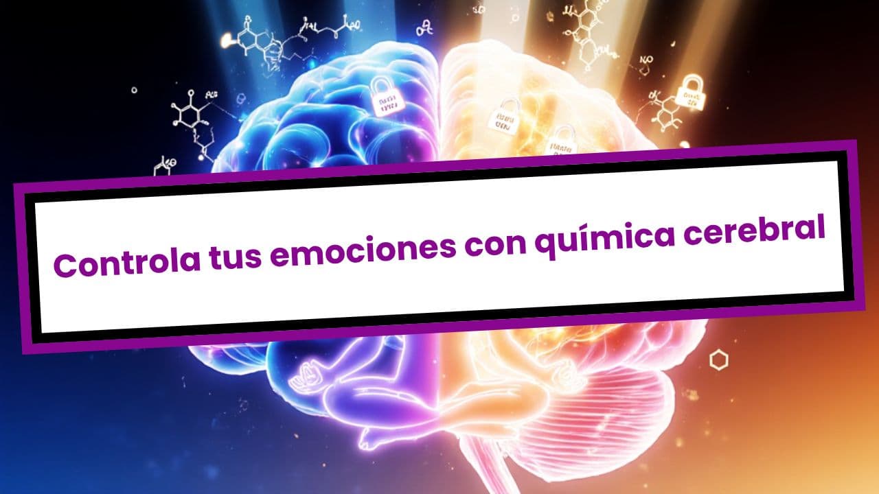 Controla tus emociones con química cerebral