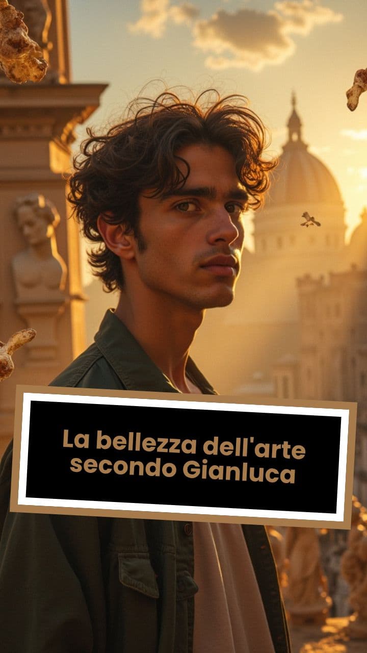 La bellezza dell'arte secondo Gianluca
