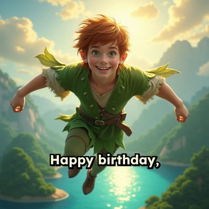 Peter Pan's Birthday Wish for Lou