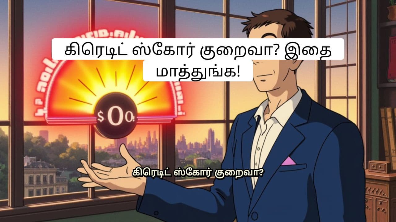 கிரெடிட் ஸ்கோர் குறைவா? இதை மாத்துங்க!