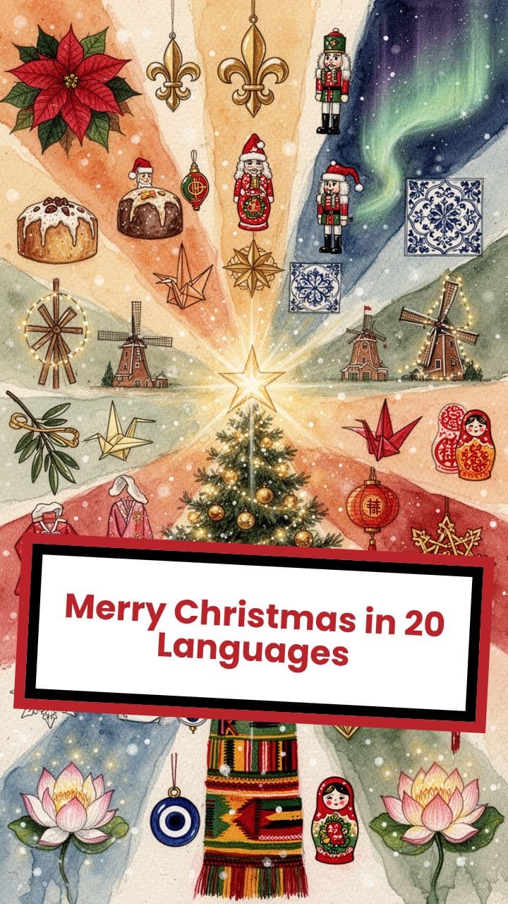 Merry Christmas in 20 Languages