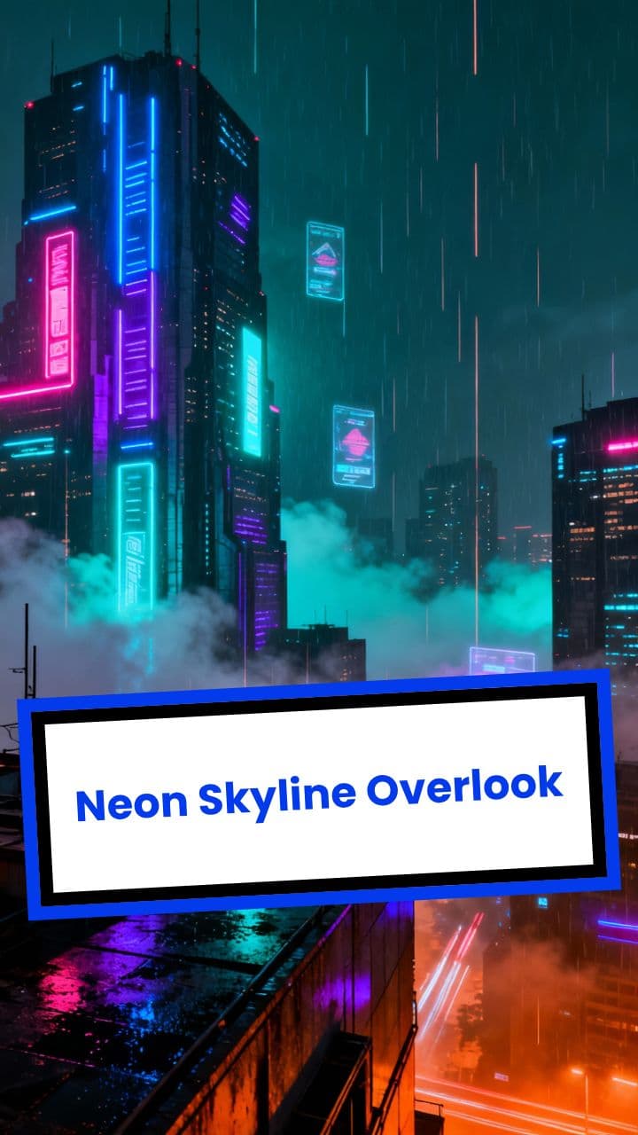 Neon Skyline Overlook
