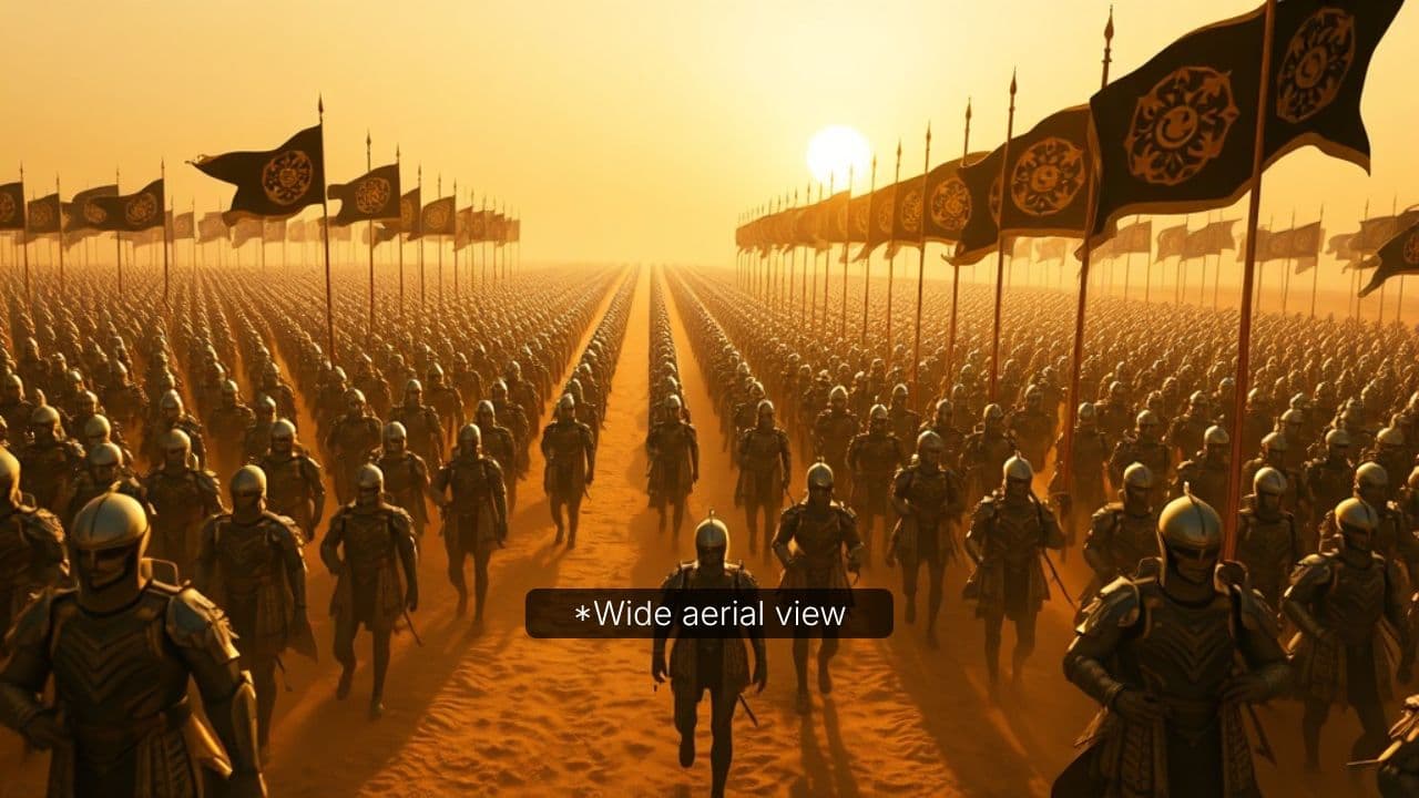 Khilji Army at Dawn