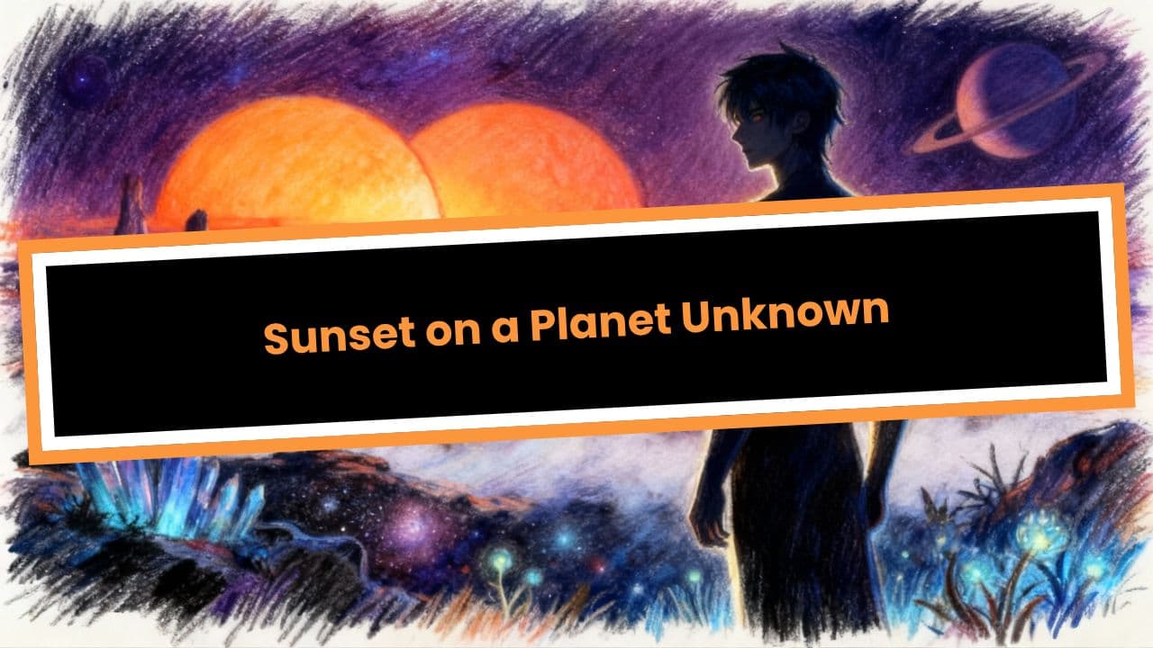 Sunset on a Planet Unknown