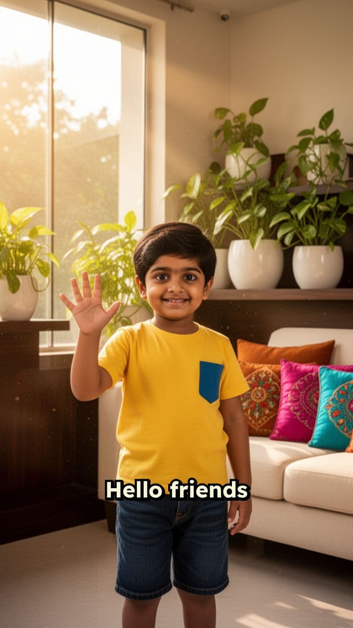 बाला का हाथ धोना