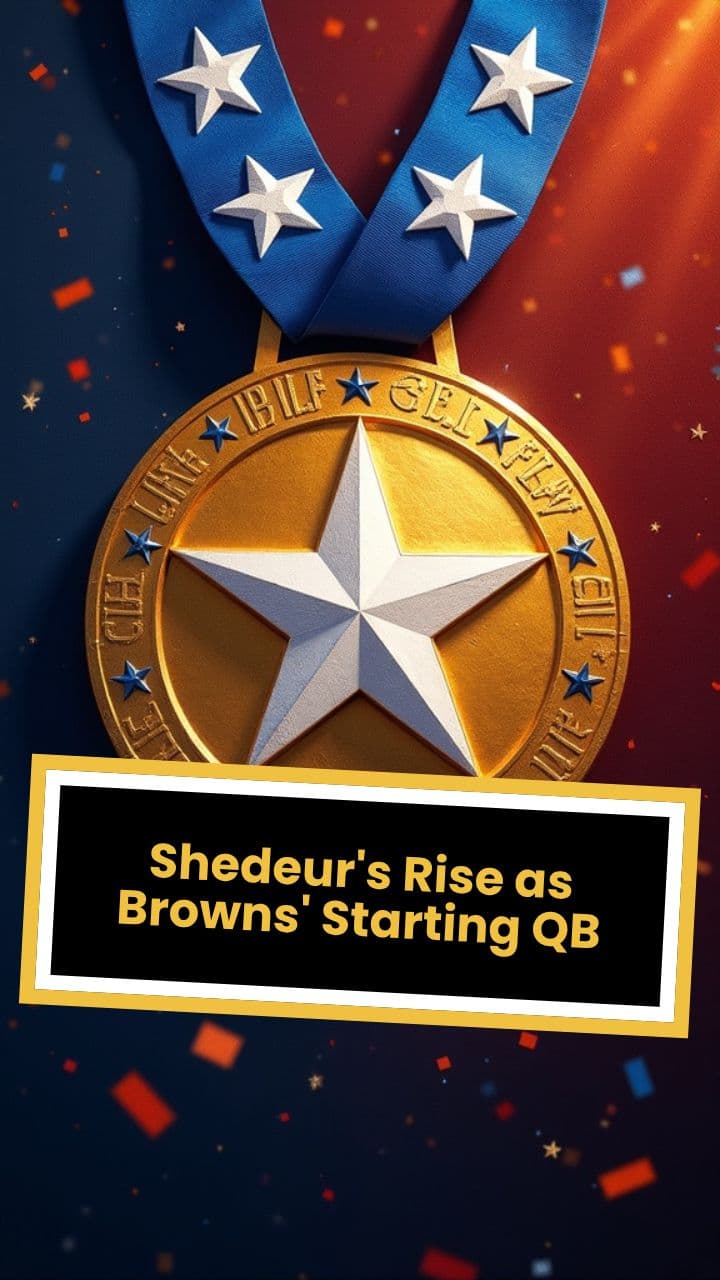 Shedeur's Rise as Browns' Starting QB