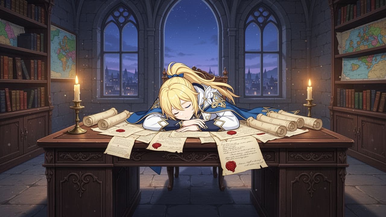 Jean's Restful Moment