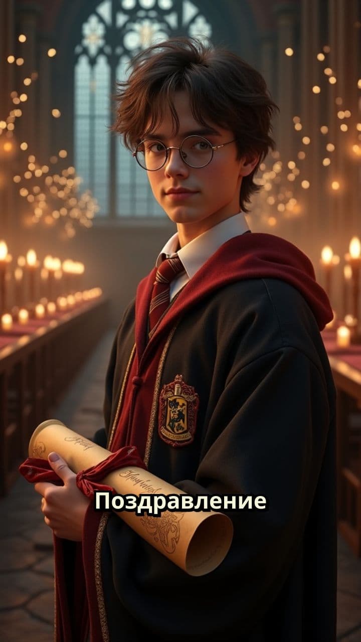 Поздравление от Гарри Поттера для Максима