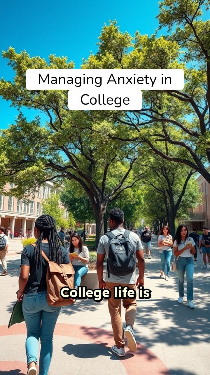 College Self-Care: Managing Anxiety