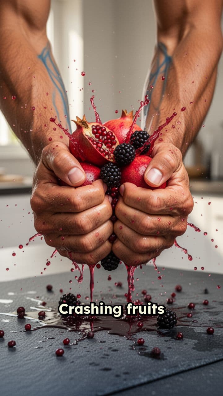 Satisfying Fruit Crushing by Hand