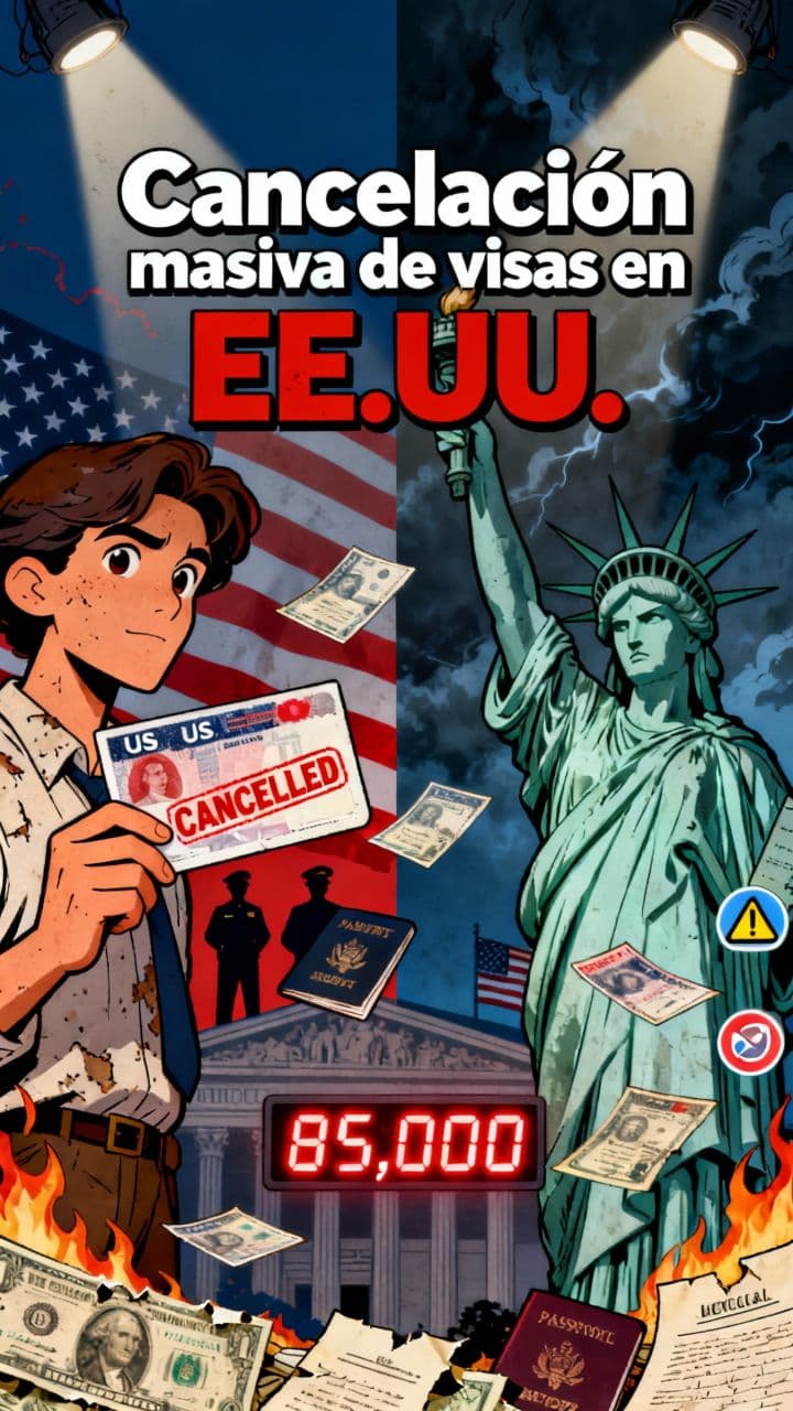 Cancelación masiva de visas en EE.UU.