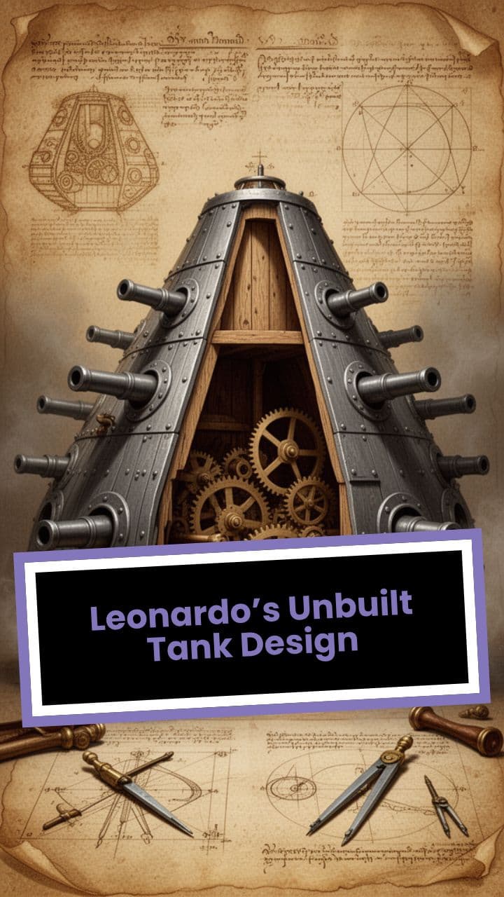 Leonardo’s Unbuilt Tank Design