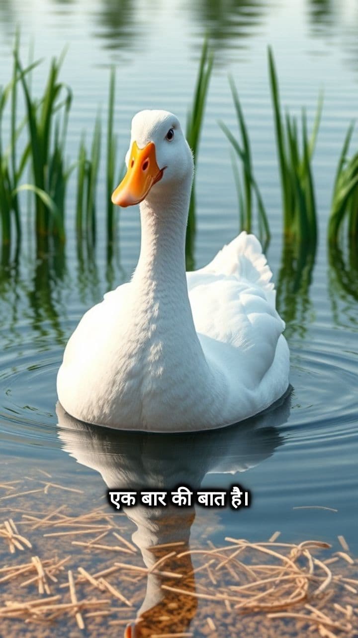 बत्तख और कौआ की कहानी