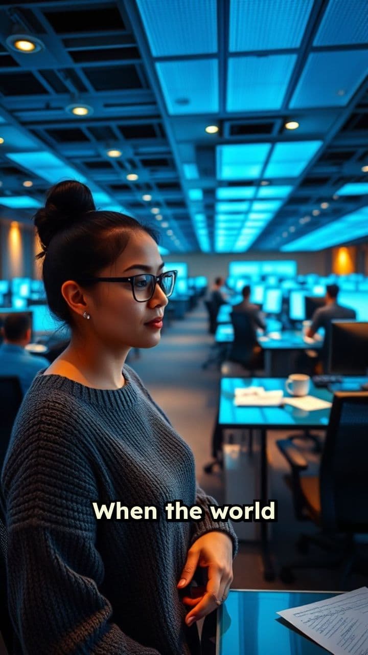 Night in the Modern Newsroom