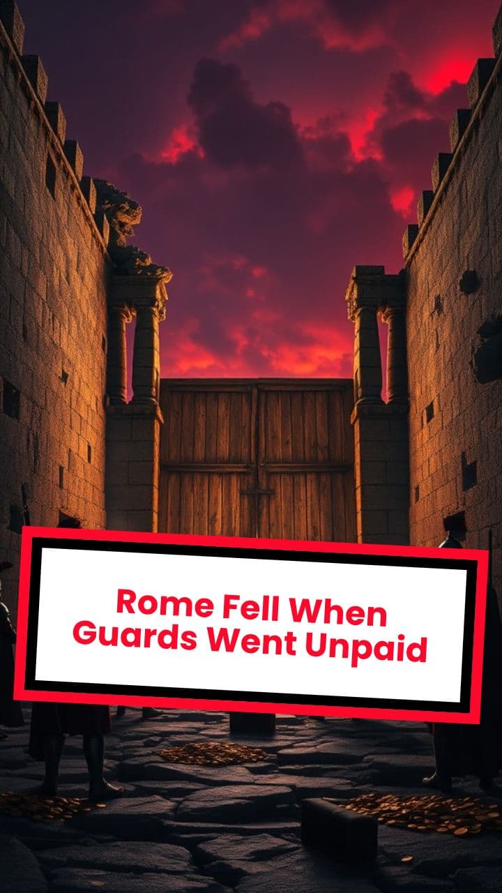 Rome Fell When Guards Went Unpaid