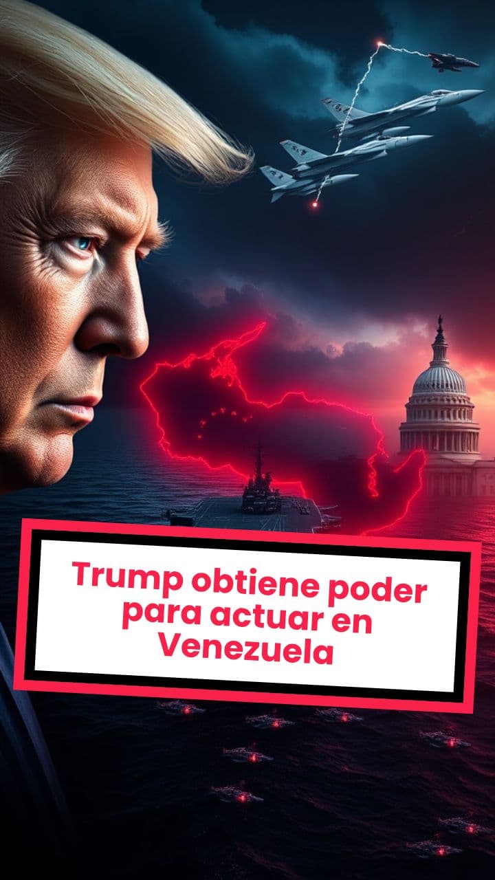 Trump obtiene poder para actuar en Venezuela