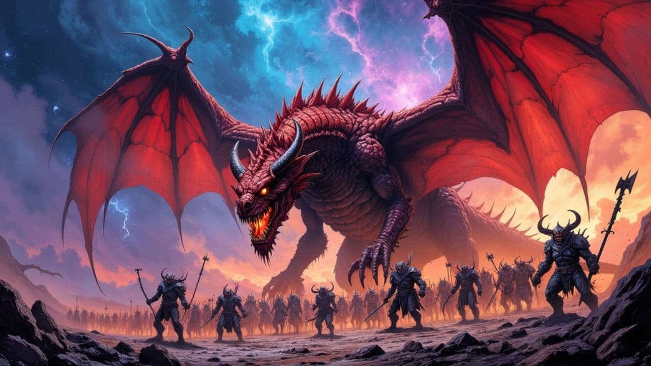 Dragon and Demonic Warriors Unite