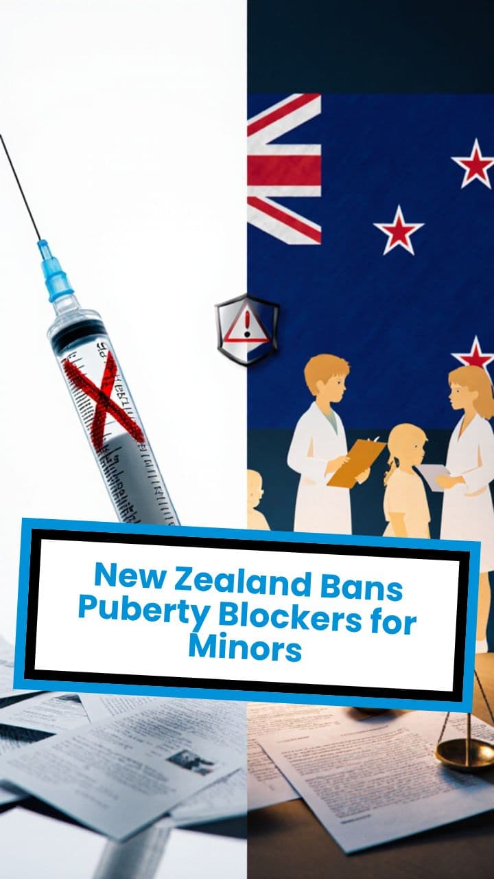 New Zealand Bans Puberty Blockers for Minors