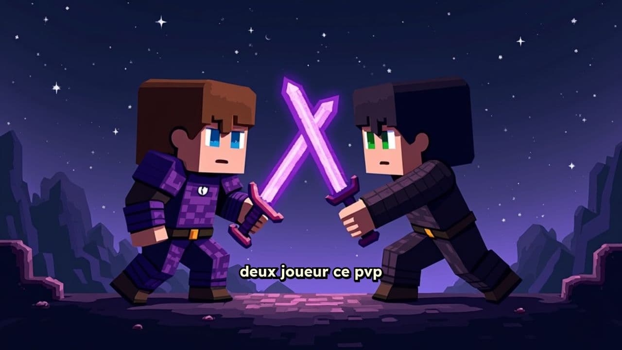 Duel en full netherite enchanté
