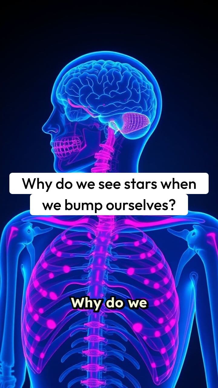 Why We See Stars: A Brain's Trick