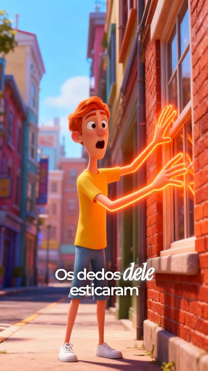 Mão nervosa demais!