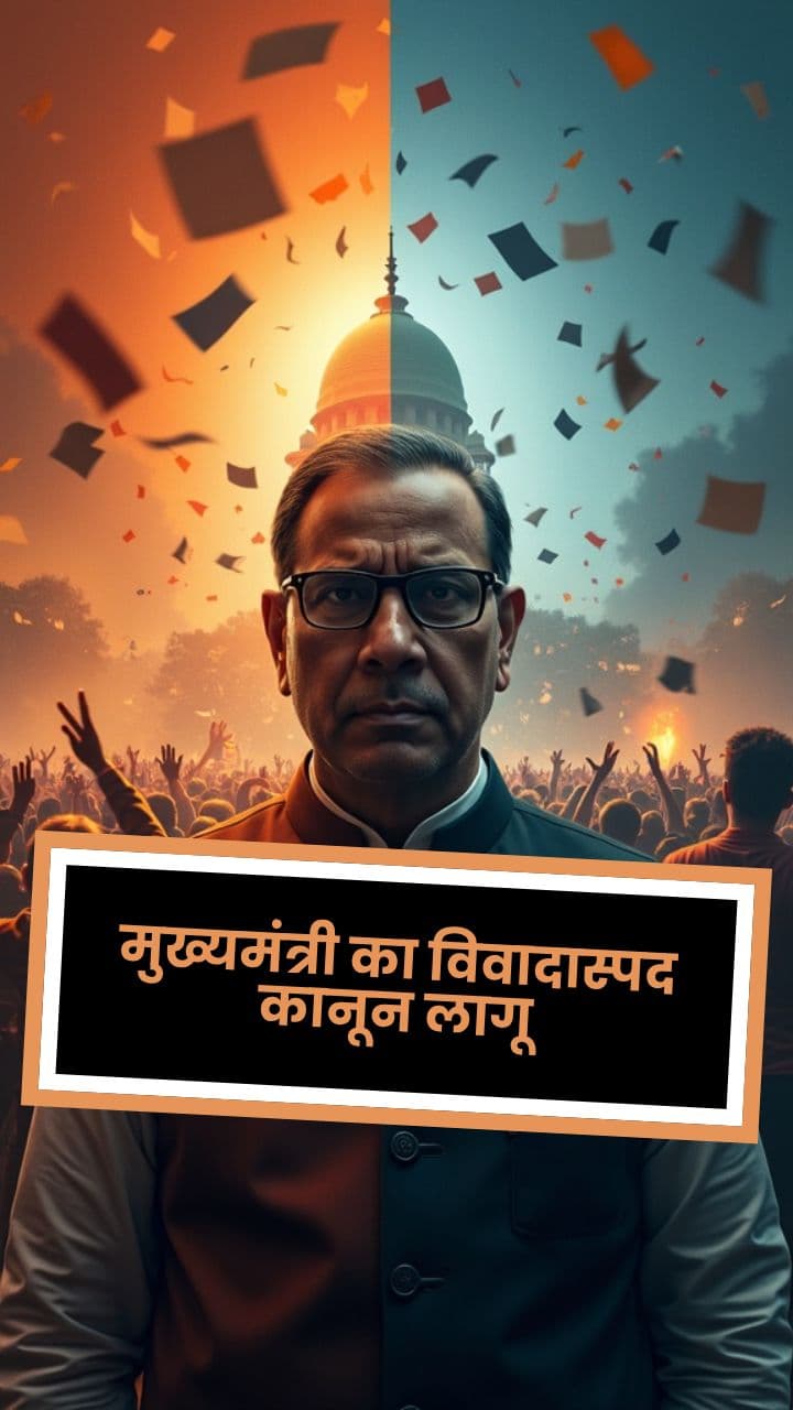 मुख्यमंत्री का विवादास्पद कानून लागू