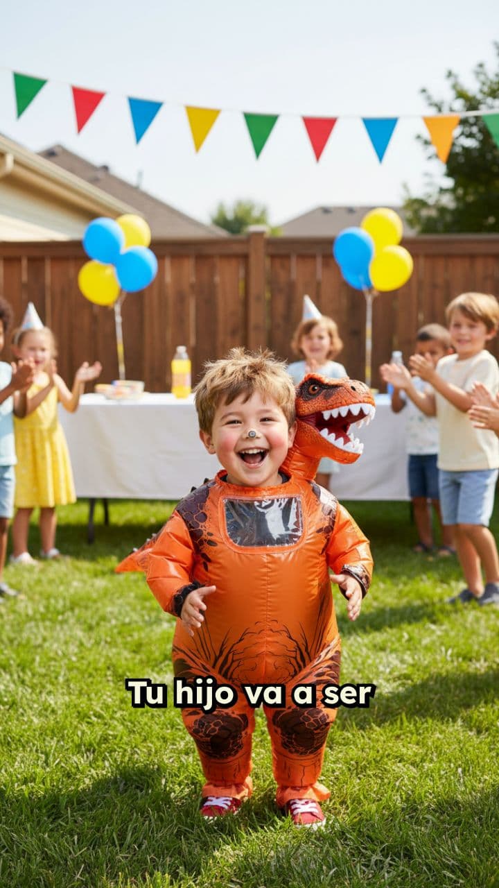 Disfraz T-Rex inflable con descuento