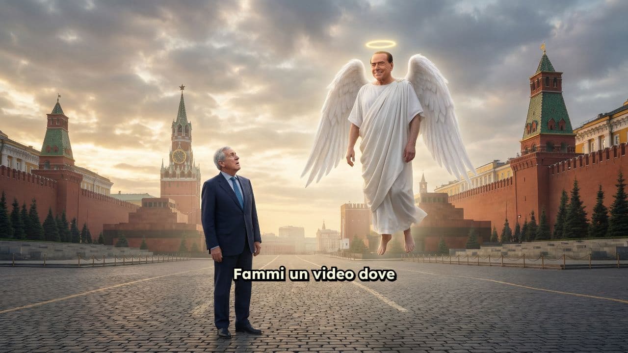 Berlusconi resuscita al Cremlino come angelo
